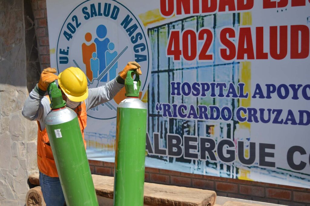 Fallece paciente por falta de oxígeno en albergue de Nasca inaugurado por Gallegos
