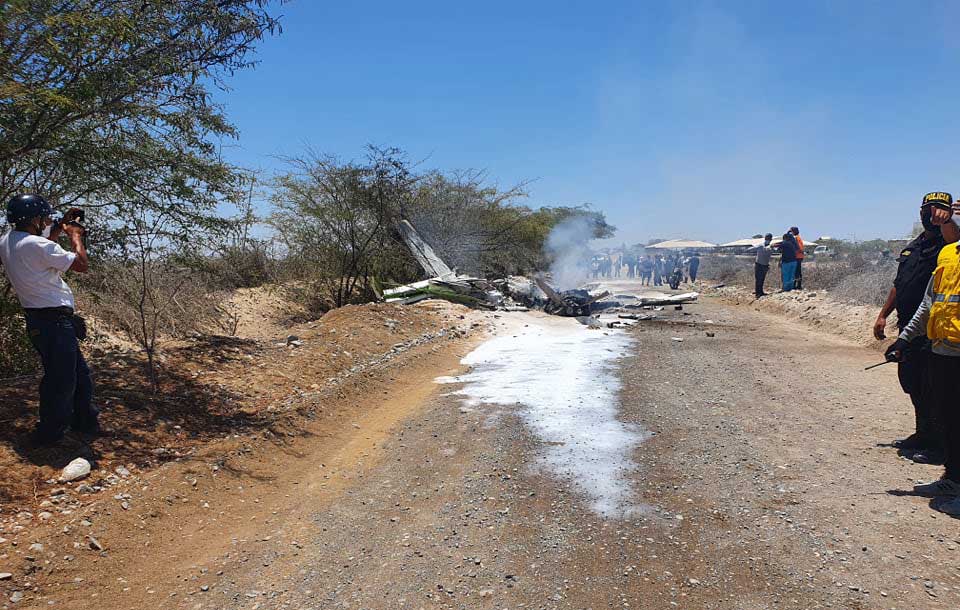 Identifican a los fallecidos en accidente aéreo en Nasca